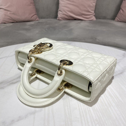 Dior Lady Dior Alligator White