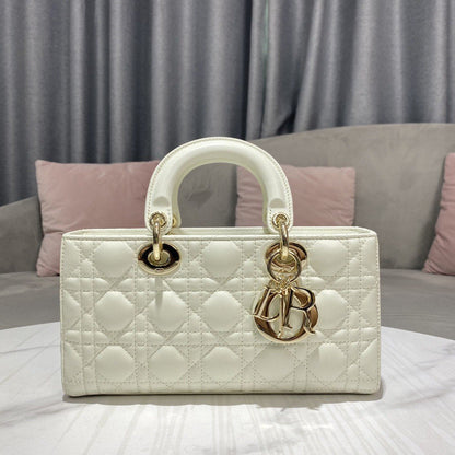 Dior Lady Dior Alligator White