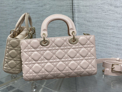 Dior Lady Dior Alligator Pink