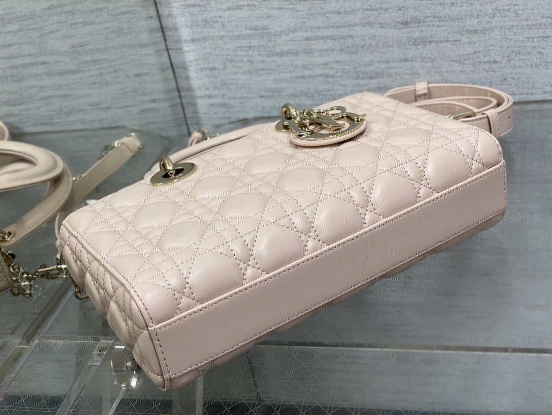 Dior Lady Dior Alligator Pink