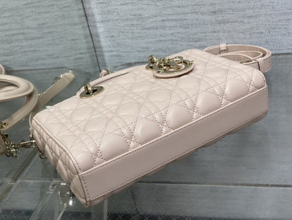 Dior Lady Dior Alligator Pink
