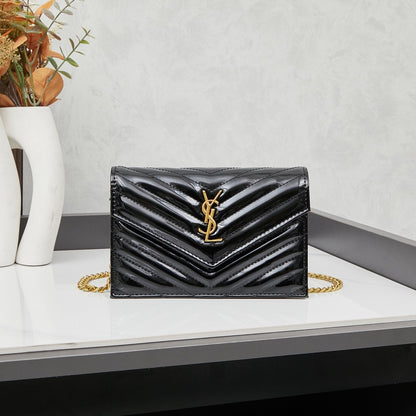 YSL Envelope Medium Chain Bag