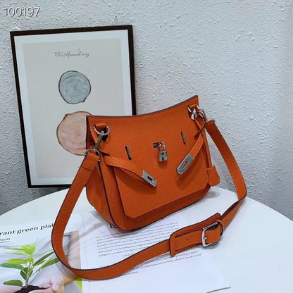 Hermes Orange Poppy Swift Bag