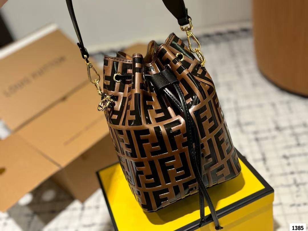Fendi Mon Tresor Leather Mini-Bag ‘Brown’