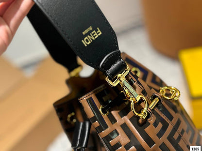 Fendi Mon Tresor Leather Mini-Bag ‘Brown’