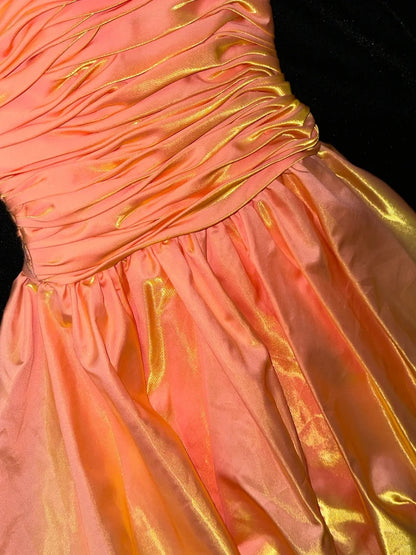 Orange Homecoming Dress Fashion Short Satin Prom Dress Evening Dress gh4420