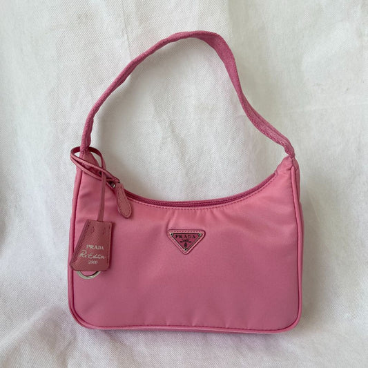 Prada Pink Re-Nylon Re-Edition 2000 mini bag
