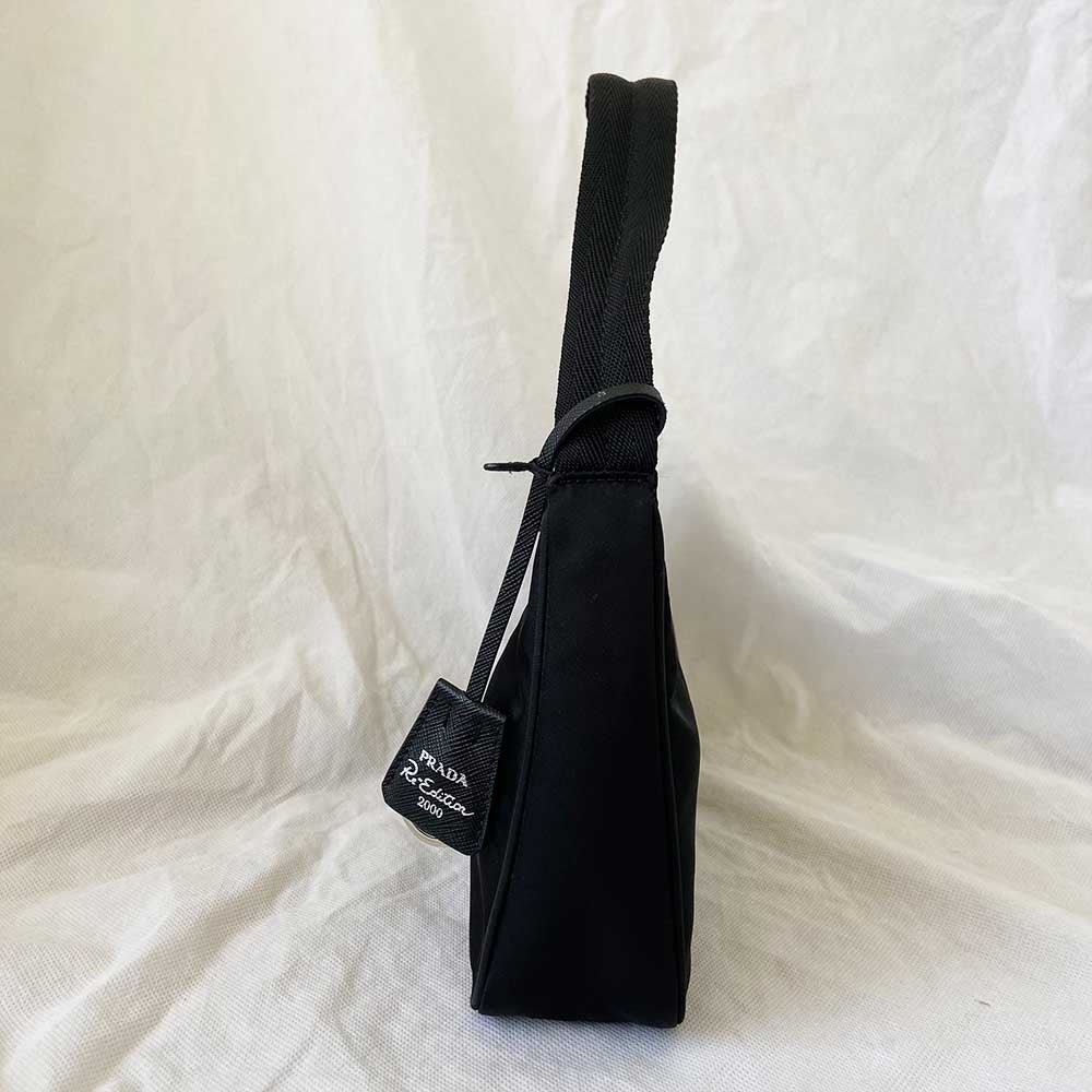 Prada Triangle Logo Re-edition 2000 Mini Bag in Nylon