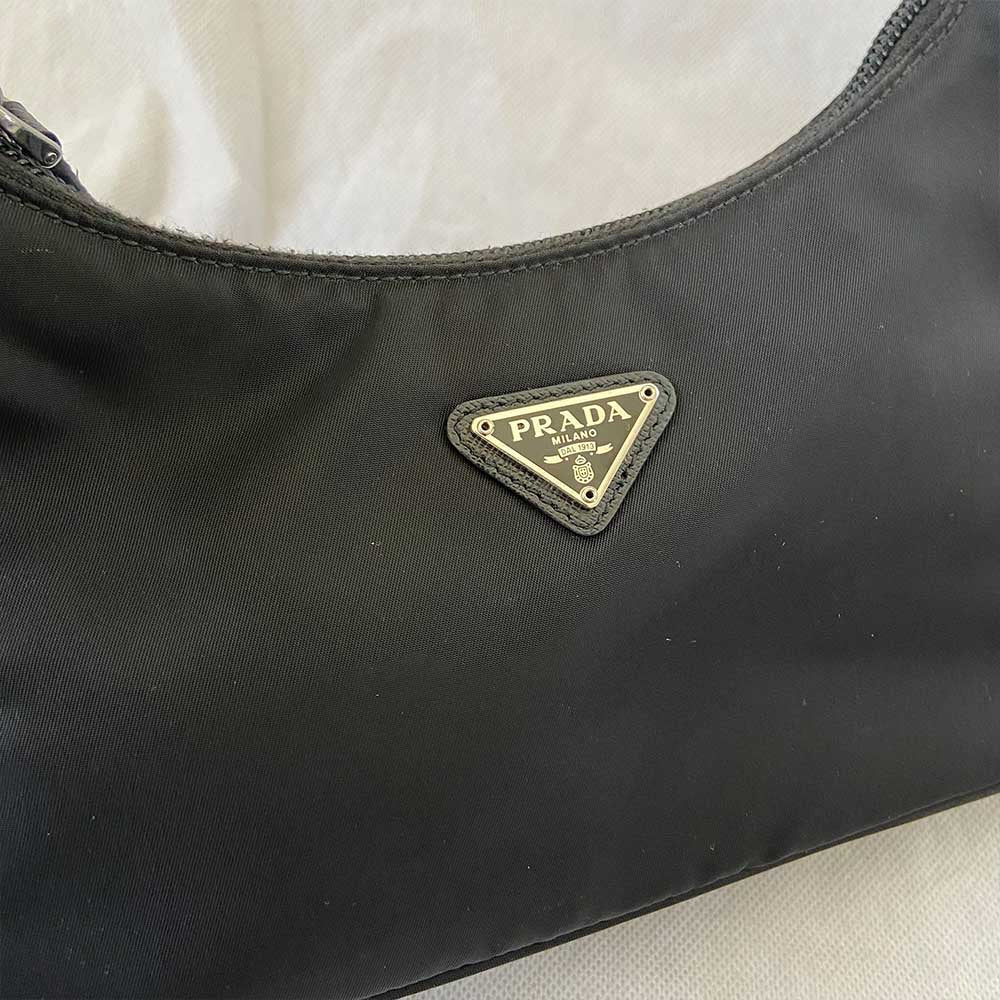 Prada Triangle Logo Re-edition 2000 Mini Bag in Nylon