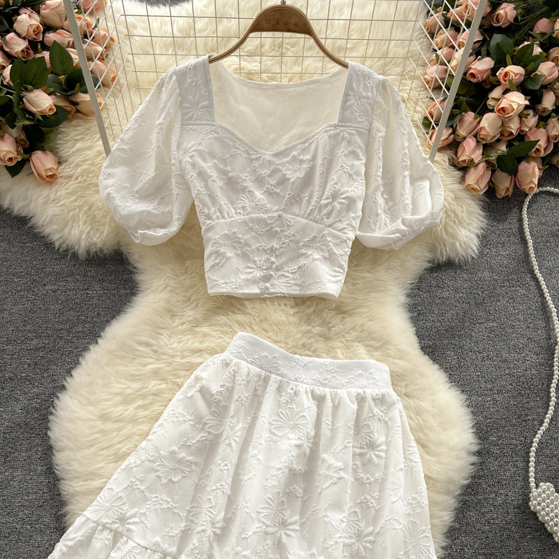 Cute two pieces A line dress fashion dress  473