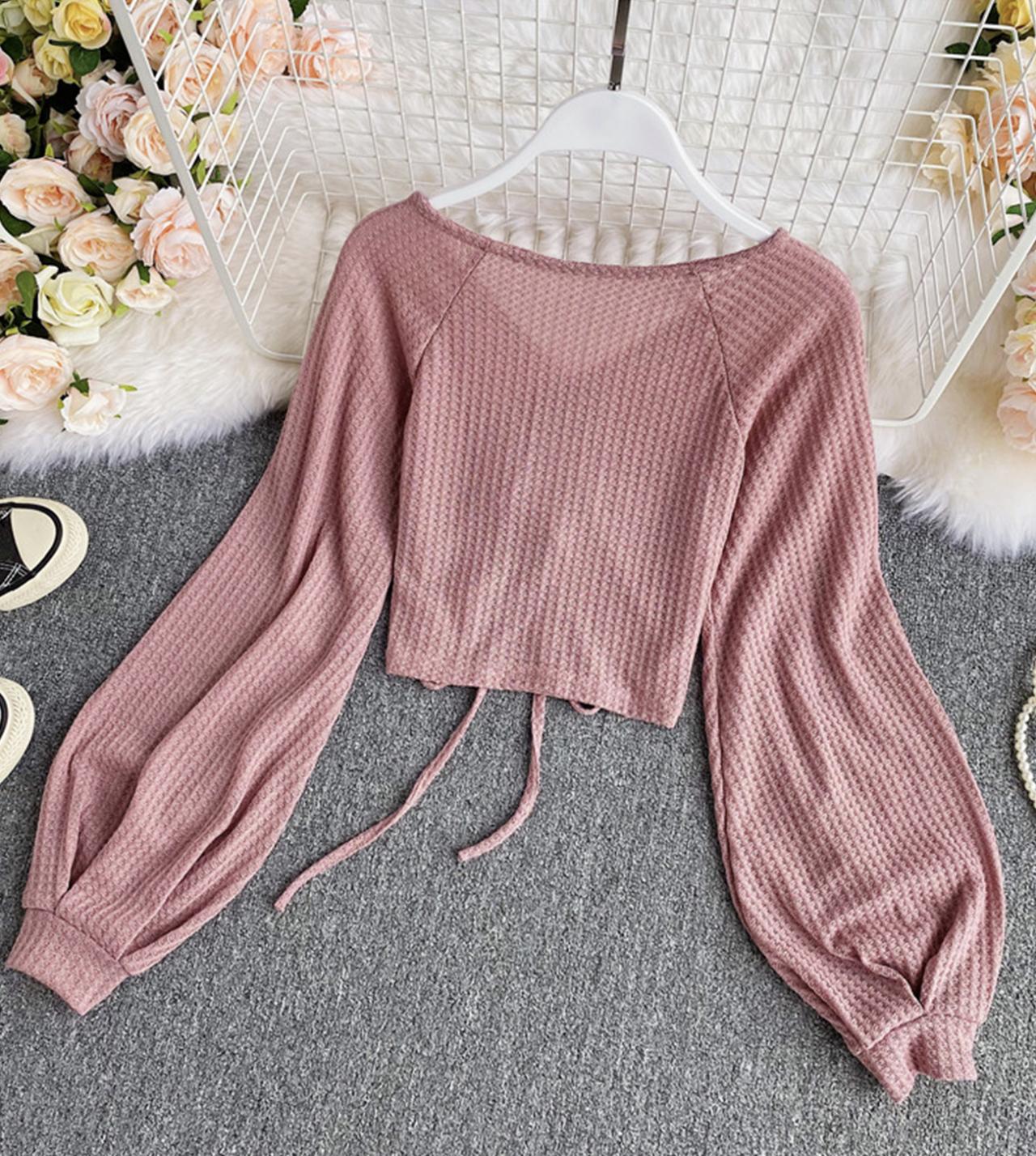 Stylish long sleeve tops  343