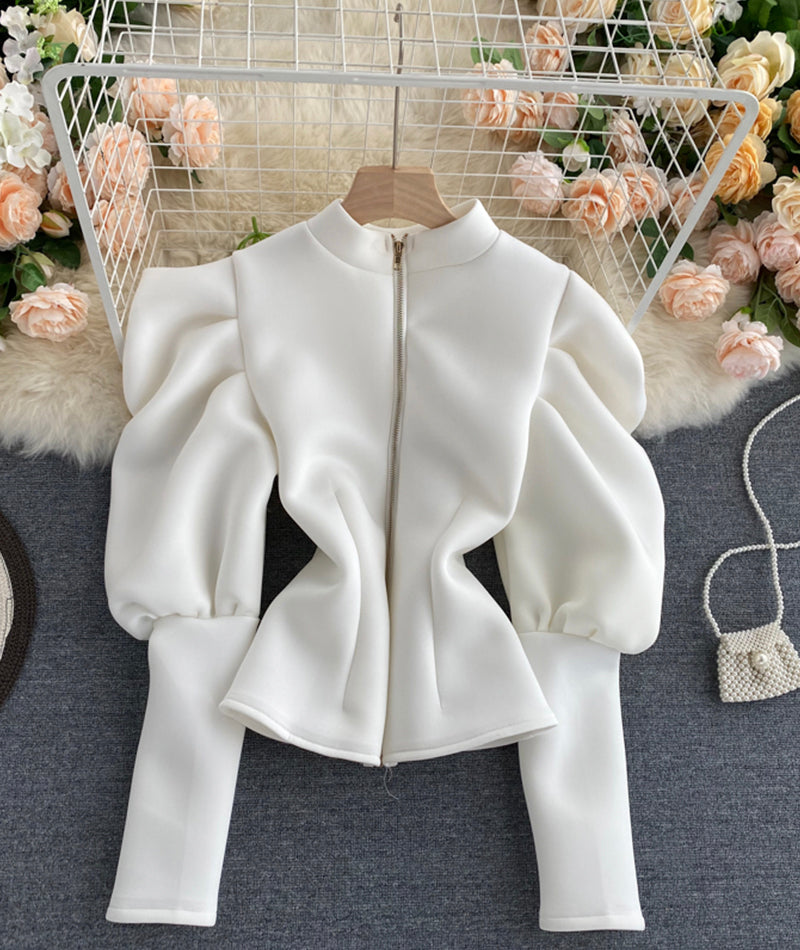 Cute puff sleeve tops  355