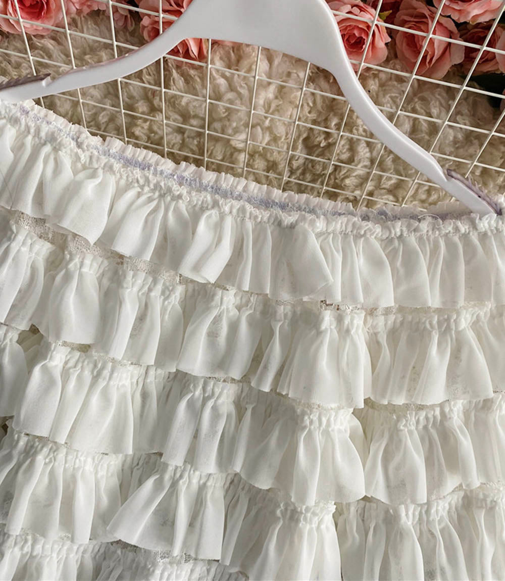 Cute round neck long sleeve tops  349