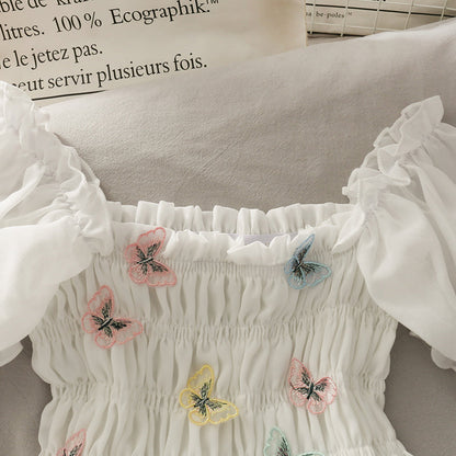 Cute butterfly applique top  300