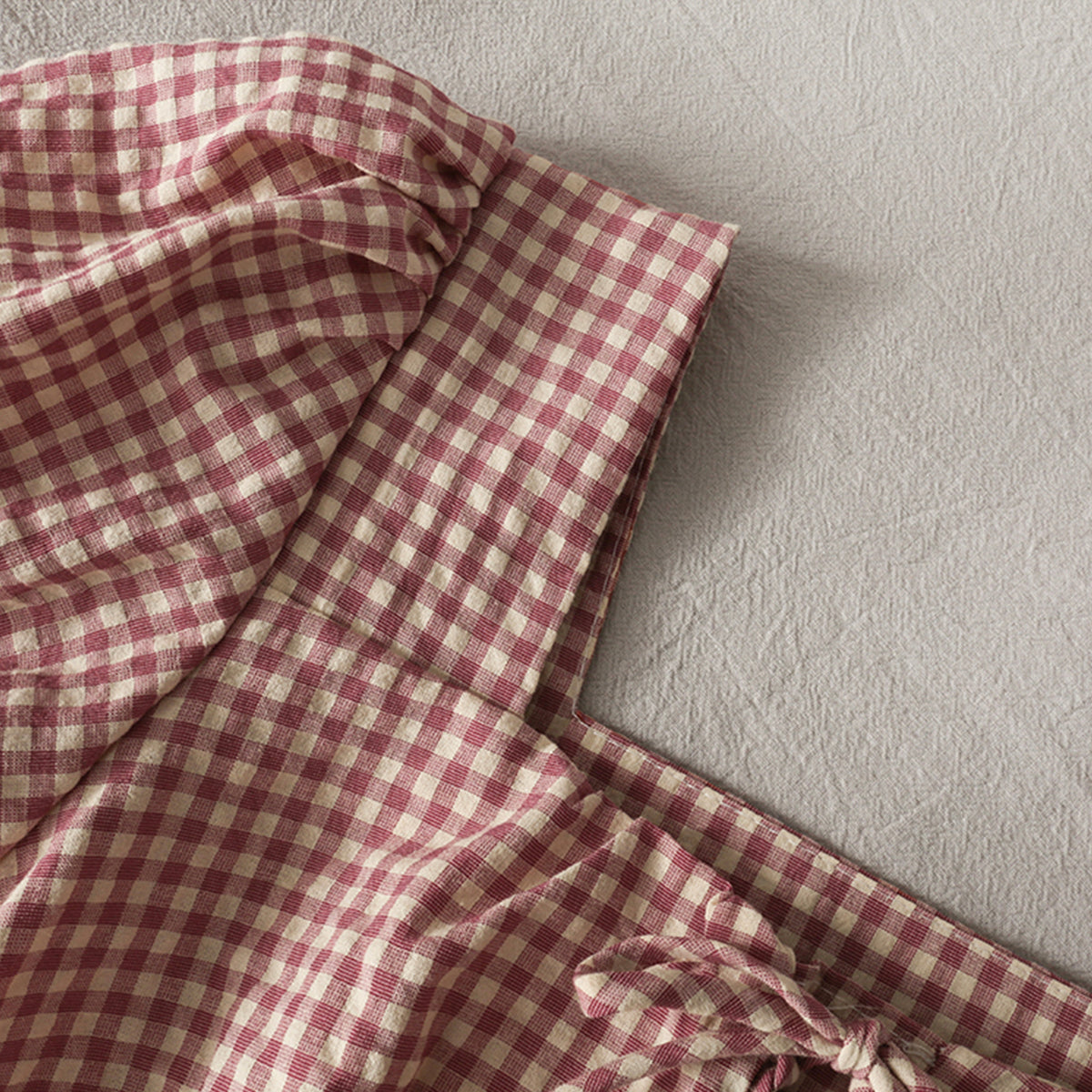 Cute Plaid Short Sleeve Top  301