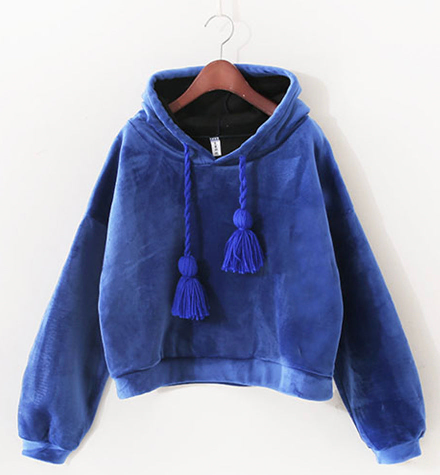 Sweet oversized cropped hoodie  237