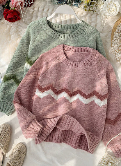 Sweater round neck long-sleeved sweater  136