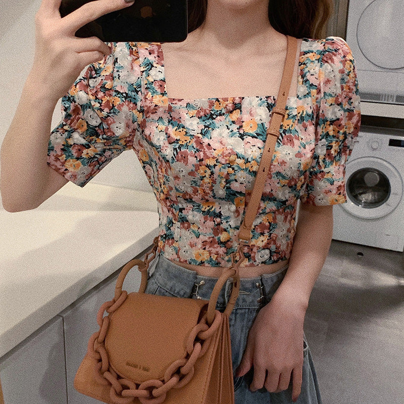 Cute floral crop tops  306