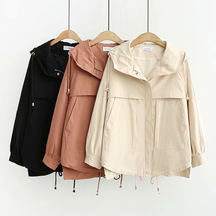 Simple hoodie long sleeve jacket  279