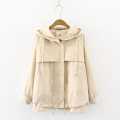 Simple hoodie long sleeve jacket  279