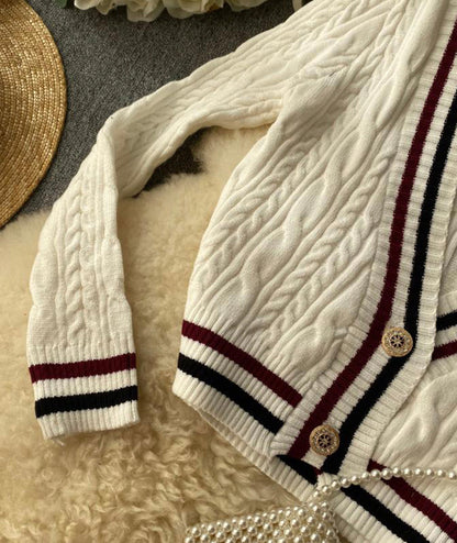 New style v neckline loose sweater long sleeve sweater sweater coat spring and autumn clothing  158