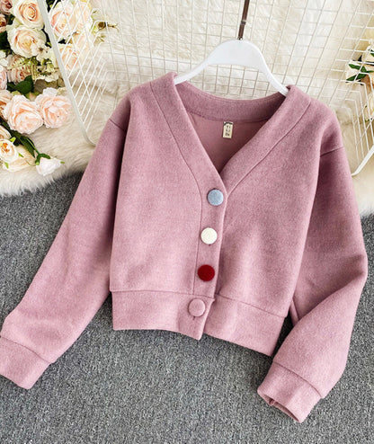 Cute v neck tops crop top  148