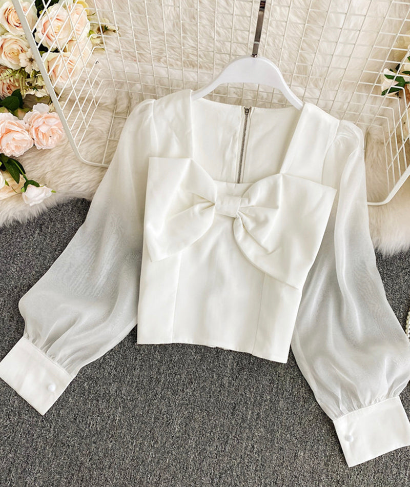 Cute bow top  320