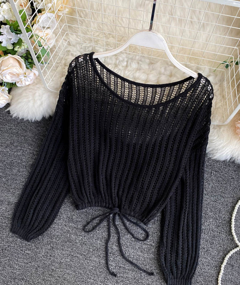 Cute turtleneck lace top  373