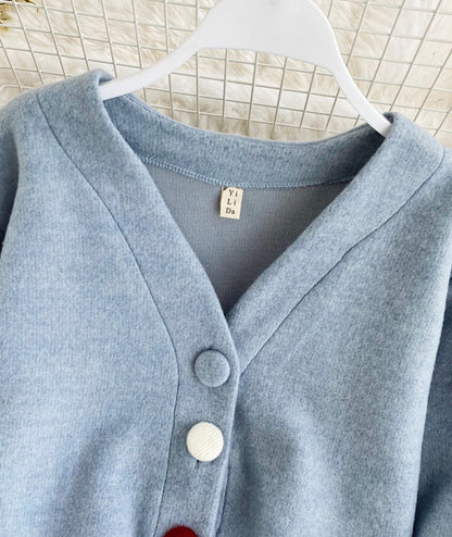 Cute v neck tops crop top  148