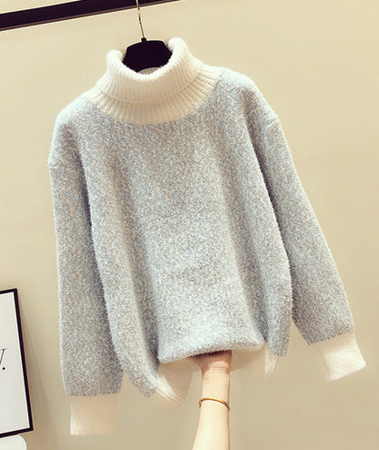 Sweater cute turtleneck sweater  123
