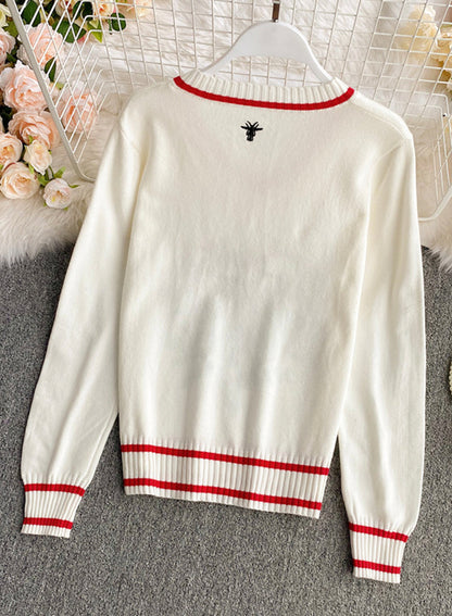 Sweater long sleeve multilingual "I love you" sweater  091