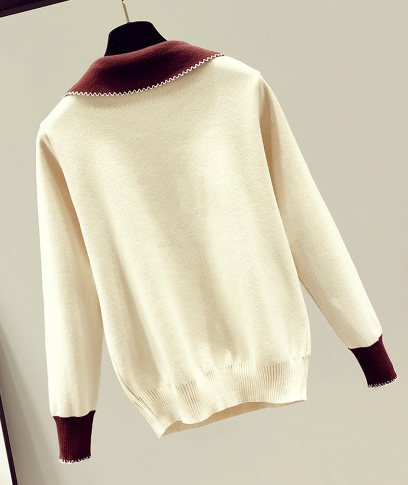 Sweater cute long sleeve sweater  087