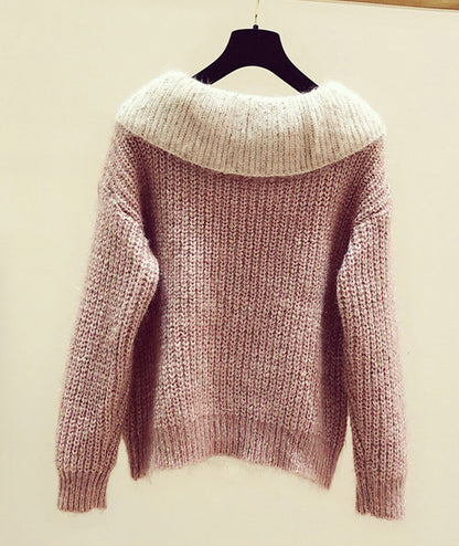 Lovely pink long sleeve sweater  129