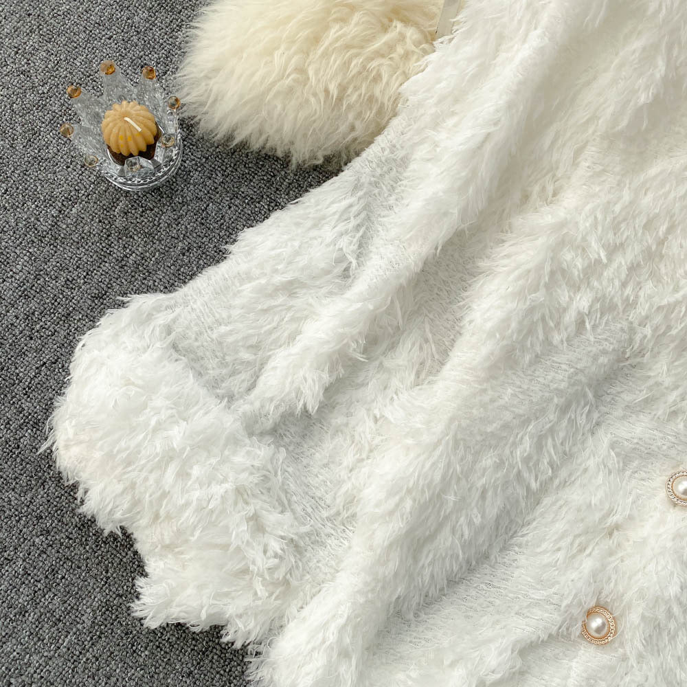 Socialite, high quality cardigans, new, trendy, soft, plush, sweet all-match cardigans, coat tops  1391