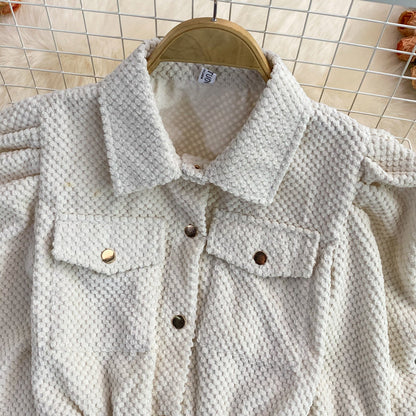 Slim single breasted cardigan coat  1653