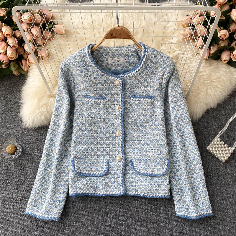 Retro little fragrance lady style coat  1517