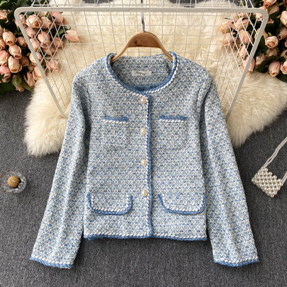 Retro little fragrance lady style coat  1517