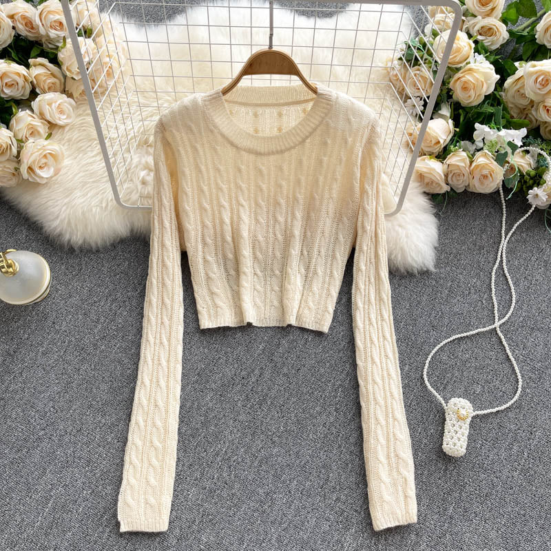 Twist sweater women's Pullover Sweater  1611