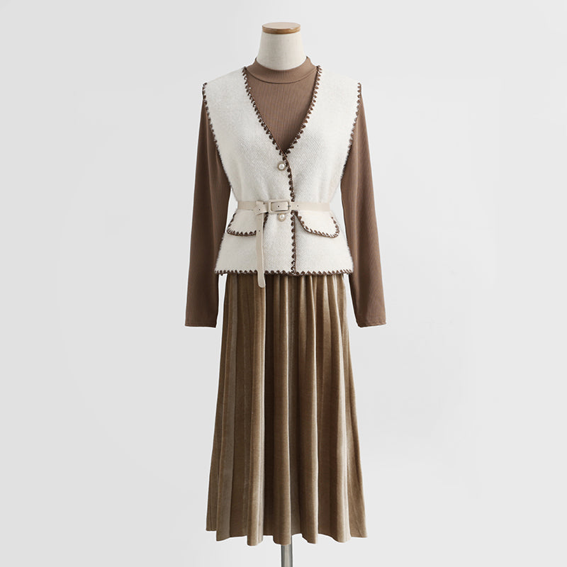 New vest dress two piece suit women  2345
