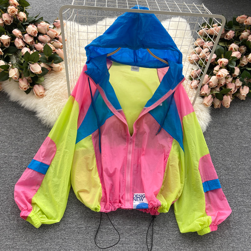 Women's coat autumn women's thin sunscreen long sleeve  1538