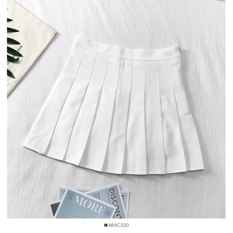High waist slim Harajuku casual short skirt female  2522