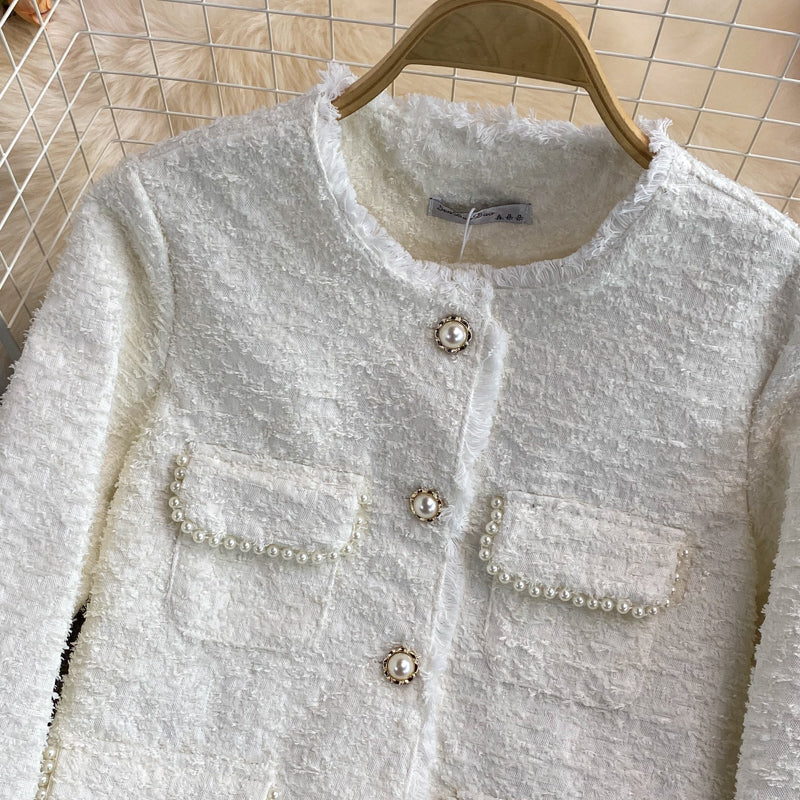 Winter new style little fragrance celebrity Vintage woven top  1647