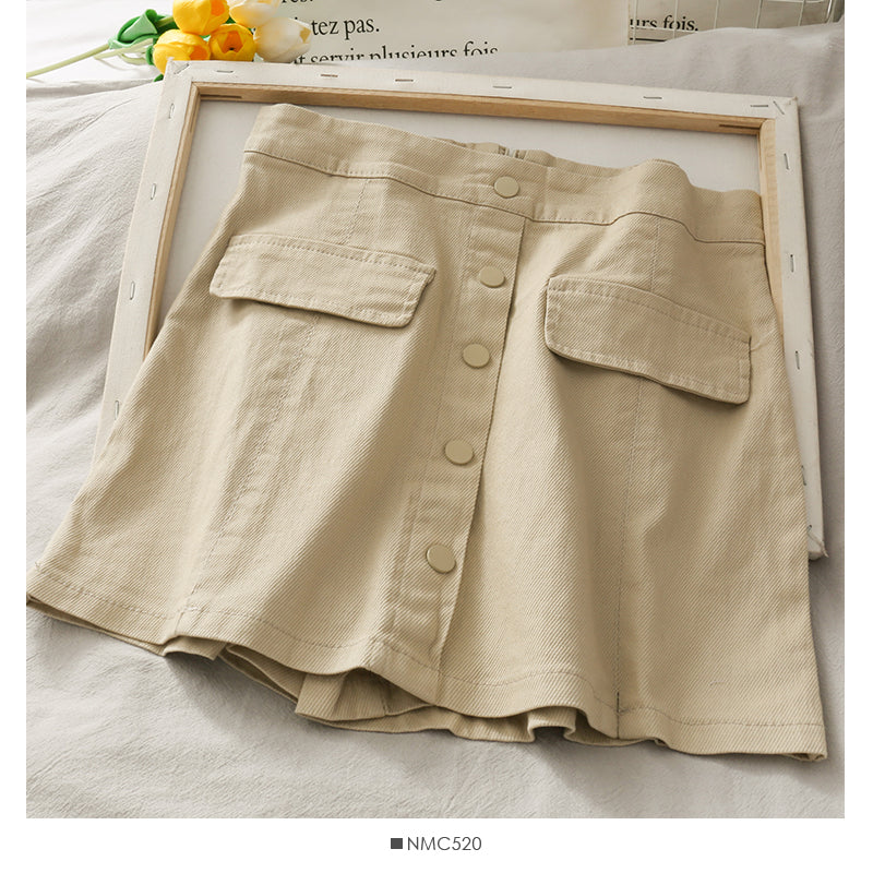 Han Fan casual high waist versatile shorts skirt women  2529