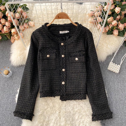 Plaid women's new autumn foreign style coat  1498