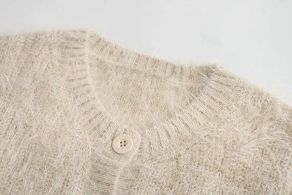 autumn row buttoned-down women's cardigan  1365