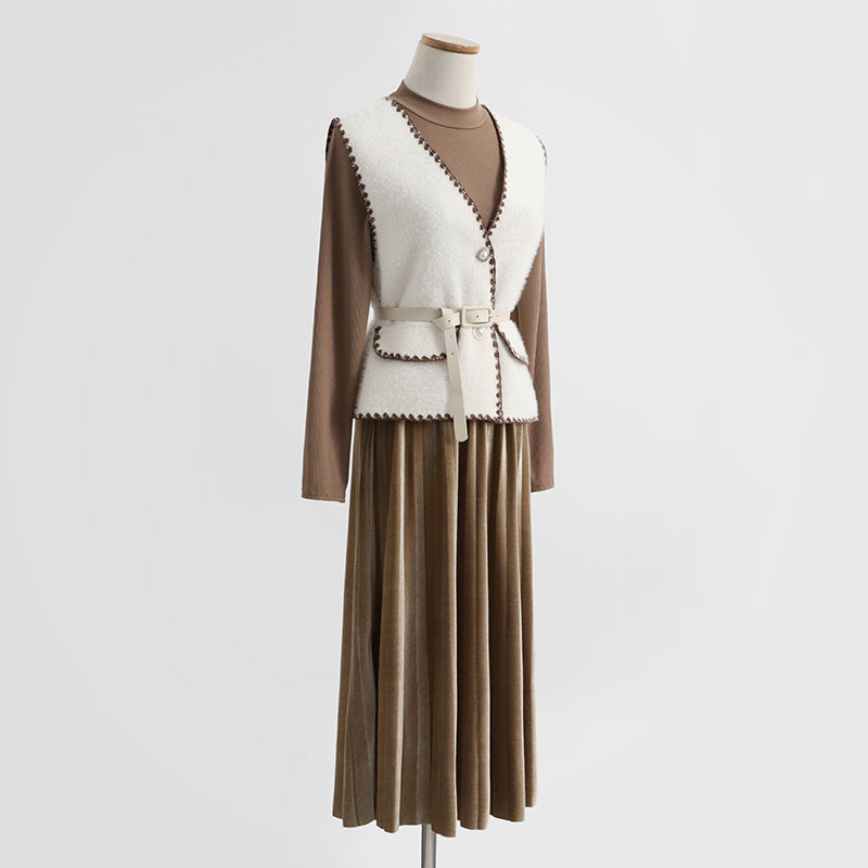New vest dress two piece suit women  2345