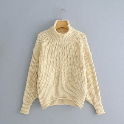 Loose knit turtleneck for women  1349