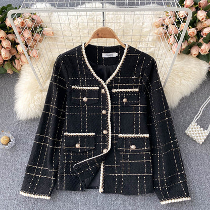 Small fragrance short coat female  1509