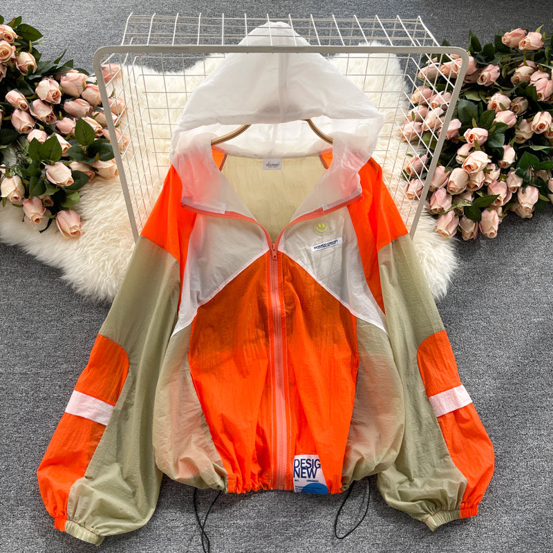 Women's coat autumn women's thin sunscreen long sleeve  1538