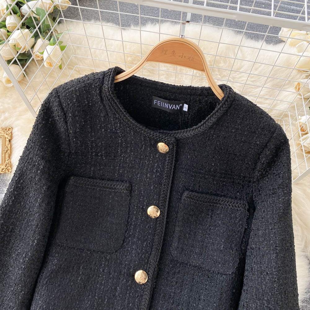 French elegant small fragrance slim jacket  1565